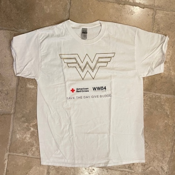Gildan Other - Wonder Woman American Red Cross 1984 Collab T-Shirt--New--Men's Large--NEW